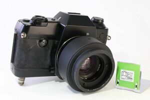 【同梱歓迎】ジャンク■コンタックス CONTAX CGCM ボディ+ニコン EL-NIKKOR 50mm F2.8 ■52↔︎55■リバースリング■EE 170