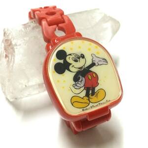 【レトロ希少品、電池交換済み】セイコー SEIKO ALBA ディズニー ミッキーマウス デジタル腕時計