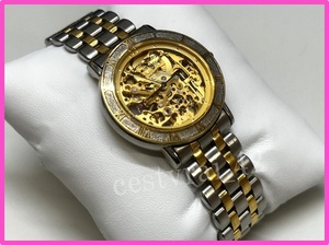 Valentino メンズ腕時計 モラディ NO841-041 スケルトン 自動巻き 稼働 現状品