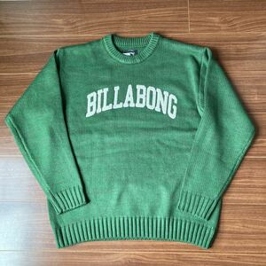 新品 BILLABONG ビラボン グリーン みどり セーター L