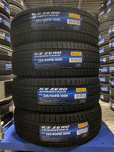 【法人宛限定送料無料】PRM60R18-6 PIRELLI ピレリ 225/60R18 100H　ICE ZERO ASIMMETRICO　4本セット　2022年製