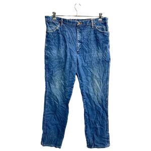 Wrangler カウボーイ ロングパンツ W40 ラングラー 936PWD ブルー コットン USA製 古着卸 アメリカ仕入 2310-586