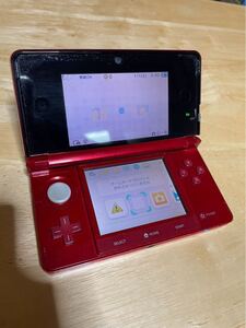 1.Nintendo 任天堂　3DS レッド　動作確認済　タッチペンあり