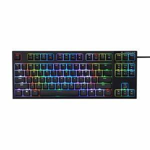 【中古】東プレ RealForce リアルフォース ゲーミングーボード 英語配列 テンキーレス LEDバックライト搭載REALFORCE R2 RGB TKL US R2TLA-