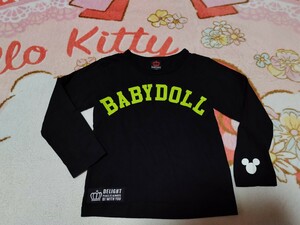 BABYDOLLミッキー長袖T110