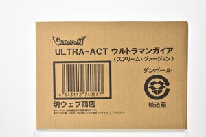 輸送箱未開封 魂ウェブ商店 ULTRA ACT ウルトラマンガイア スプリームヴァージョン[ウルトラアクト][フィギュア][円谷プロ]H