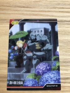 鋼の錬金術師 FULLMETAL ALCHEMIST クリアカード ハガレン はがねのれんきんじゅつし No.35 エドワードエルリック　アルフォンス