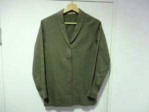 イッセイミヤケ ISEEYMIYAKE シャツジャケットカーキ系