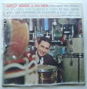 ◆ 未開封・希少・当時のカタログ付き ◆ SHELLY MANNE & His Men / Concerto For Clarinet & Combo ◆ Contemporary C 3536 (mono) ◆