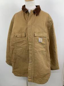 132-KM2659-120s Carhartt カーハート 80s ヴィンテージ C04BRN ブランケット Duck Ranch Coat Blanket ジャケット ブラウン 54サイズ