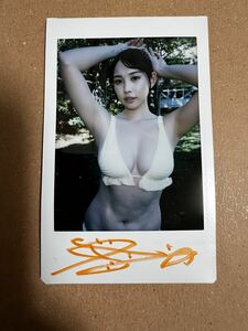 篠見星奈　直筆サイン入り特典チェキ①