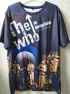 ♪ザ・フー THE WHO Live in Nederland T-shirt Tシャツ ピート・タウンゼント ロジャー・ダルトリー キース・ムーン