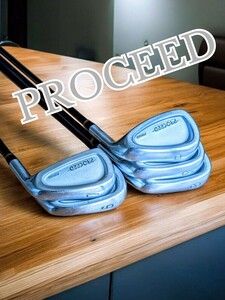 高級地クラブ・ジャスティック PROCEED FORGED アイアン 6番～9番 P 右用 5本セット PROCEED FOR YOUR NEXT STAGE