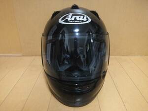 中古 Arai アライ アストロIQ ASTRO-IQ グラスブラック サイズS(55・56) フルフェイス ヘルメット