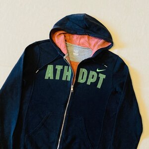 NIKE　ナイキ　ATH DPT　プリント　ジップアップ パーカー/フーディー　ネイビー/紺　M