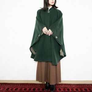 EU VINTAGE WOOL CAPE COAT PONCHO/ヨーロッパ古着ウールケープコート(ポンチョ)