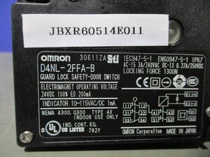 中古 OMRON 小形電磁ロック・セーフティドアスイッチ D4NL-2FFA-B(JBXR60514E011)