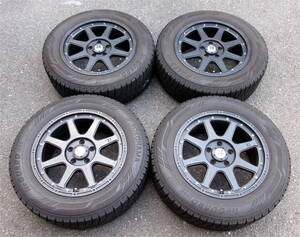 ◆22年製 ヨコハマ iG60 225/60R17 MLJ XTREME-J 17×7.5J INSET38 5H 114.3 マットブラック◆