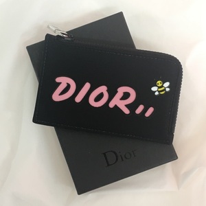 DIOR HOMME × KAWS ディオールオム カウズ コインケース パスケース【7705-004】