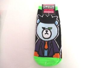 韓国　K-POP ☆BIG BANG ビックバン　TOP☆　キャラクター靴下 YGベアー　KRUNK×BIGBANG