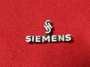 珍品 SIEMENS シルバーロゴバッチ　１個 USD