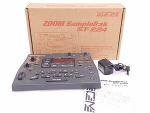 ZOOM/ズーム サンプラー/サンプリングマシン sampletrak ST-224 16MBスマートメディア ACアダプター・説明書・元箱付 ◆ 6E896-3