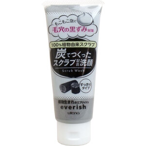 【まとめ買う】ウテナ エブリッシュ 炭でつくったスクラブ洗顔 １３５ｇ入×10個セット