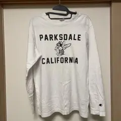 Champion チャンピオン 長袖Tシャツ PARKSDALE プリントT