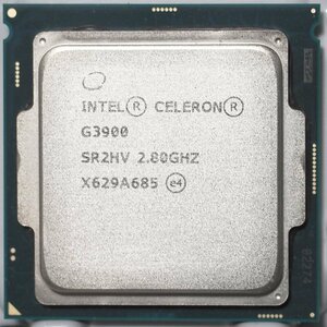 Intel Celeron Dual-Core G3900 SR2HV LGA1151 Skylake-S 2コア 2スレッド 2.80GHz