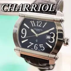 CHARRIOL GENEVE デイト ブラック メンズ腕時計 1187