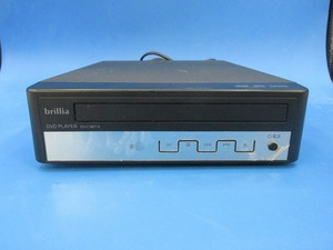 【完全ジャンク】brillia　小型DVDプレーヤー　DV-C1807-K