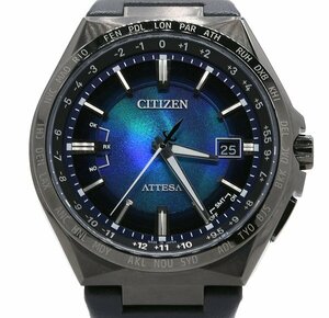 ★箱保付！美品！CITIZEN シチズン ATTESA アテッサ CB0215-18L UNITE with BLUE ダイレクトフライト エコドライブ メンズ★