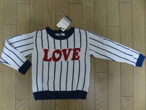 【新品】ＬＯＶＥ　ＢＯＡＴセーター　１１０