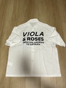 VIOLA AND ROSES × mr. gentleman シャツ S viola and roses ミスタージェントルマン