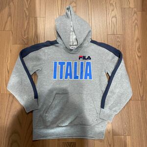 【中古・まとめて取引OK】FILA(フィラ) キッズ ロゴ スウェット サイズ160 グレー