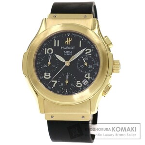 HUBLOT ウブロ 1810.3 MDM エレガント 腕時計 K18イエローゴールド ラバー メンズ 中古