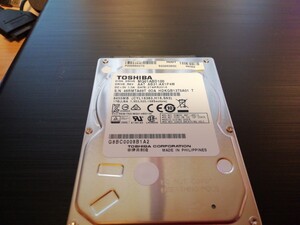 TOSHIBA　 MQ01ABD100　1000GB 9.5mm 2.5インチ　正常品　⑧