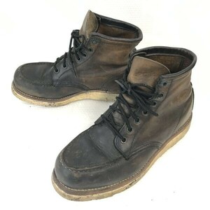 Rare!1997年製★REDWING 875★Irish Setter/P8/97/犬刻印/ワークブーツ【6.5E/24.5/茶/BROWN】90s/Vintage/レッドウイング/Shoes◆pWB101-7