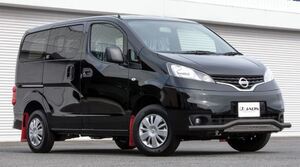 ジャオス バネット NV200 4WD フロントスキッドバー ブラック ブラスト B150490C JAOS