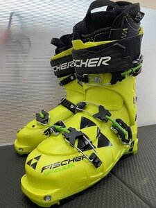 4◎28中古スキーブーツ テックビン対応【FISCHER/TRANS VACUUM/transalp ts lite】25cm/293mm【札幌市・店頭引渡OK】