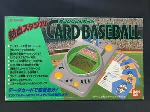 デッドストック バンダイ 熱血スタジアム カードベースボール 野球 ゲーム LCD LSI 日本製 昭和