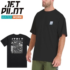 ジェットパイロット JETPILOT 2025 Tシャツ メンズ 送料無料 JTPLT フェリックス S/S Tシャツ S24600 ブラック L