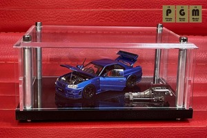 ★1/43 Nismo R34 Z-Tune Metallic Blue Luxury package ver. PGM-430101-2