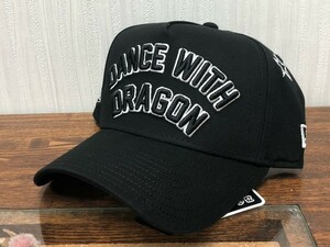 【G-144】◇ 送料無料 / 新品 ◇ DanceWithDragon ダンスウィズドラゴン 男女兼用 ◇ フロントロゴNEWERAコラボキャップ ◇