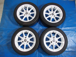 ★中古★■スマート・フォーツークーペ■CBA-451431■155/60R15　175/55R15■タイヤ、Smart純正アルミホイール4本SET