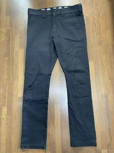 Dickies（ディッキーズ ）　133M40WD03 フラットフロント TC ワークパンツ　ブラック　サイズ32