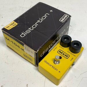 【ジャンク】MXR M-104 distortion+ 元箱付き ディストーション コンパクトエフェクター (26) □