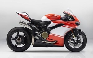 ドゥカティ スーパーバイク 1299 スーパー レッジェーラ 世界限定500台 壁紙ポスター 特大ワイド版 921×576mm はがせるシール式 007W1