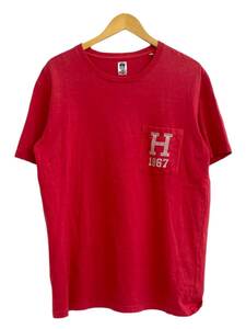 HOLLYWOOD RANCH MARKET (ハリウッドランチマーケット) ポケットTシャツ 半袖 H1967 3 レッド メンズ/004