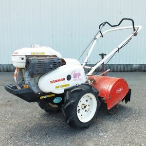 【新潟】ヤンマー 管理機/耕うん機 MRT6RZ ミスターポチ 4.8馬力 作業幅50cm 中古 土揚げ 土寄せ 畝 畦 うね 耕運 耕耘 畑 家庭菜園 ハウス